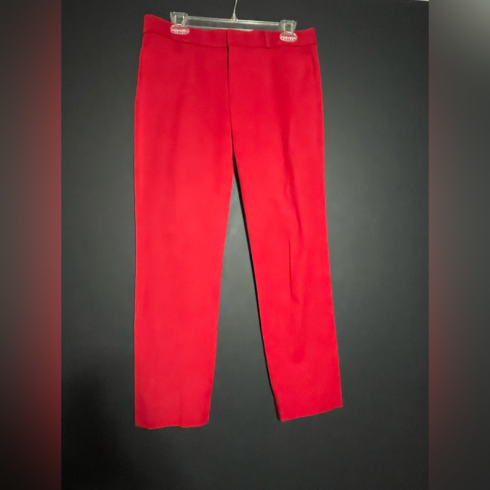 Banana Republic Sloan Women's Red Dress Pants Size 8